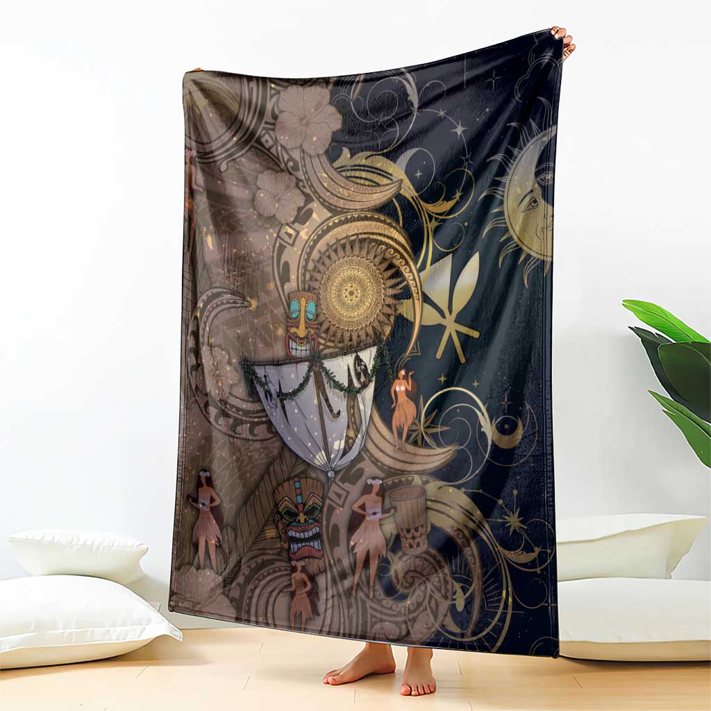 Hawaii Makahiki Blanket Polynesian Sky And Earth - Polynesian Pride