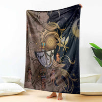 Hawaii Makahiki Blanket Polynesian Sky And Earth - Polynesian Pride