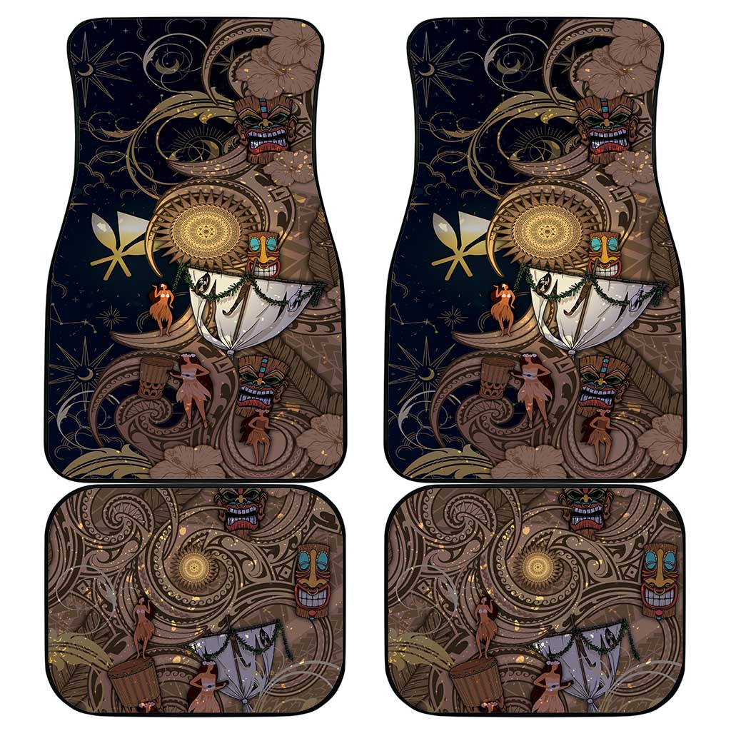 Hawaii Makahiki Car Mats Polynesian Sky And Earth - Polynesian Pride