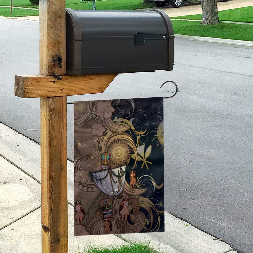 Hawaii Makahiki Garden Flag Polynesian Sky And Earth - Polynesian Pride