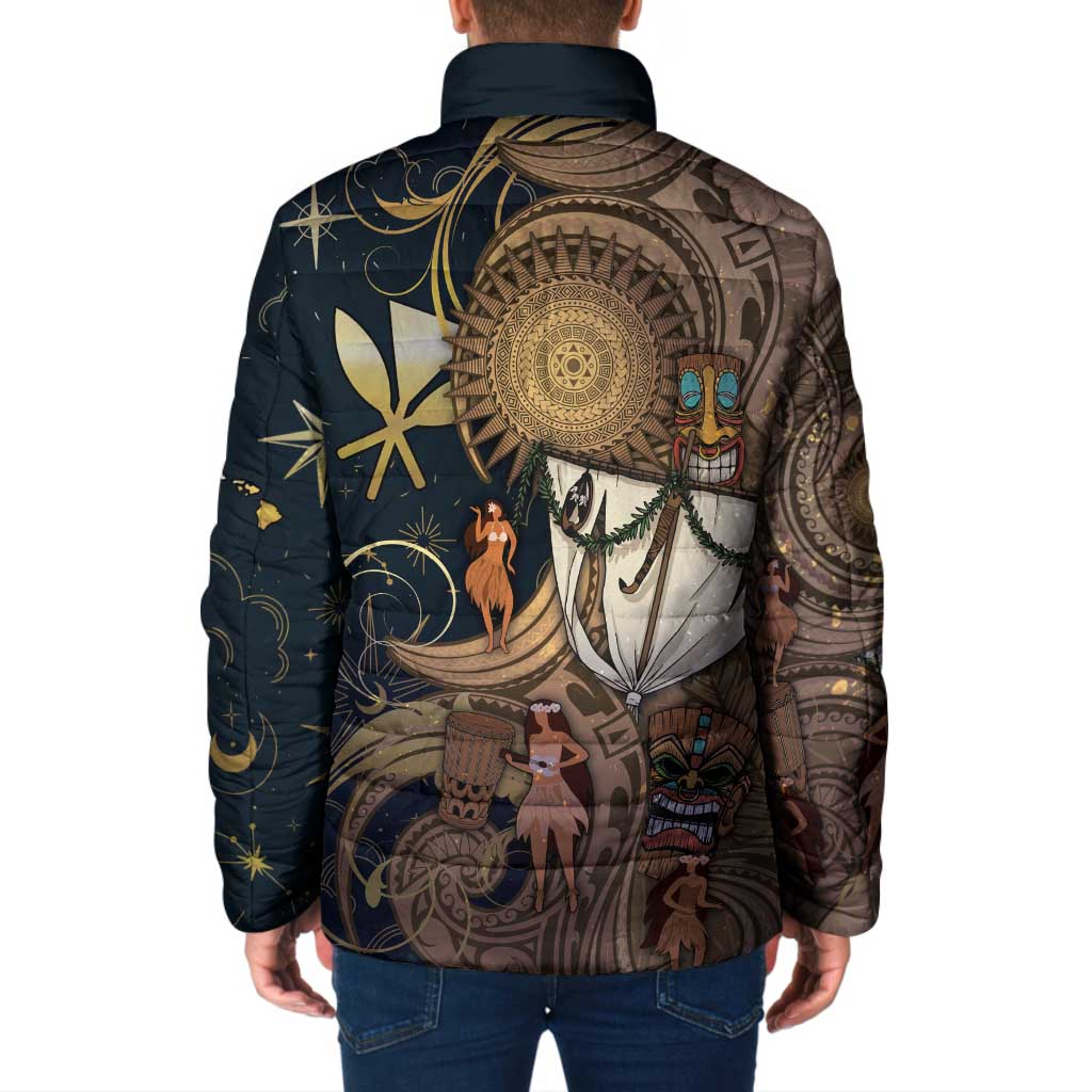 Hawaii Makahiki Padded Jacket Polynesian Sky And Earth - Polynesian Pride