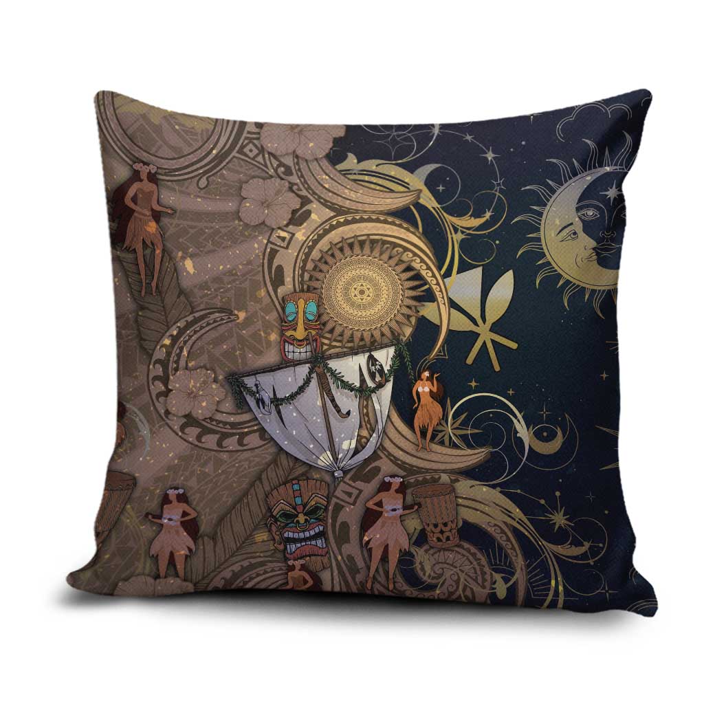 Hawaii Makahiki Pillow Cover Polynesian Sky And Earth - Polynesian Pride