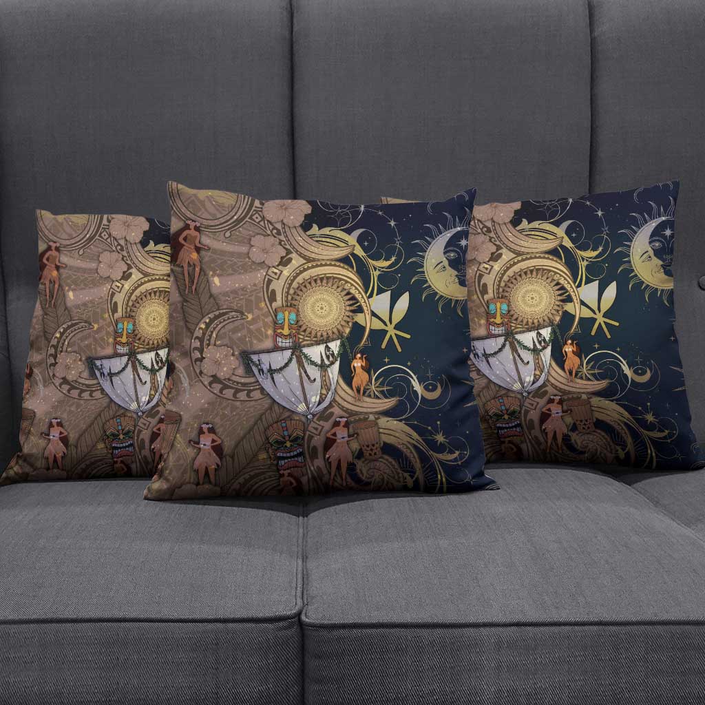 Hawaii Makahiki Pillow Cover Polynesian Sky And Earth - Polynesian Pride