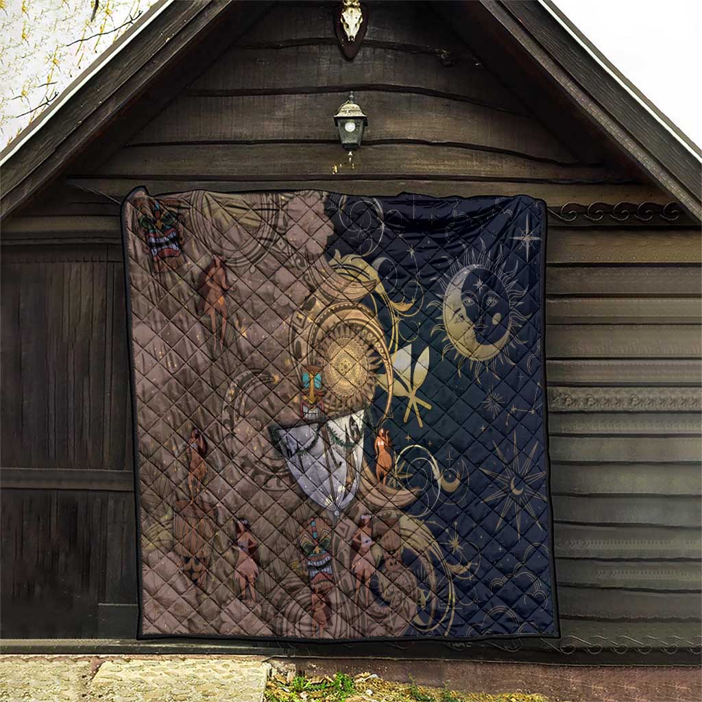 Hawaii Makahiki Quilt Polynesian Sky And Earth - Polynesian Pride