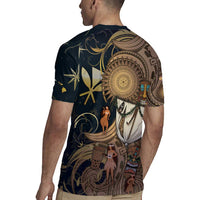 Hawaii Makahiki Rugby Jersey Polynesian Sky And Earth - Polynesian Pride