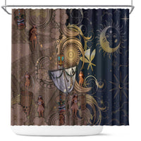 Hawaii Makahiki Shower Curtain Polynesian Sky And Earth - Polynesian Pride
