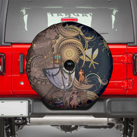 Hawaii Makahiki Spare Tire Cover Polynesian Sky And Earth - Polynesian Pride