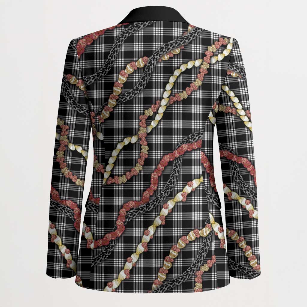 Hawaii Palaka Niihau Shell Lei Blazer Tropical Island Plaid Patterns DT05 - Polynesian Pride