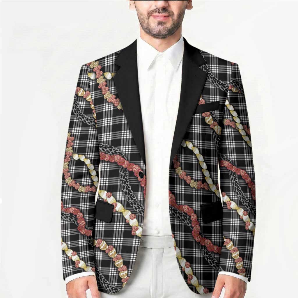 Hawaii Palaka Niihau Shell Lei Blazer Tropical Island Plaid Patterns DT05 - Polynesian Pride