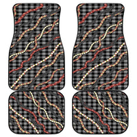 Hawaii Palaka Niihau Shell Lei Car Mats Tropical Island Plaid Patterns