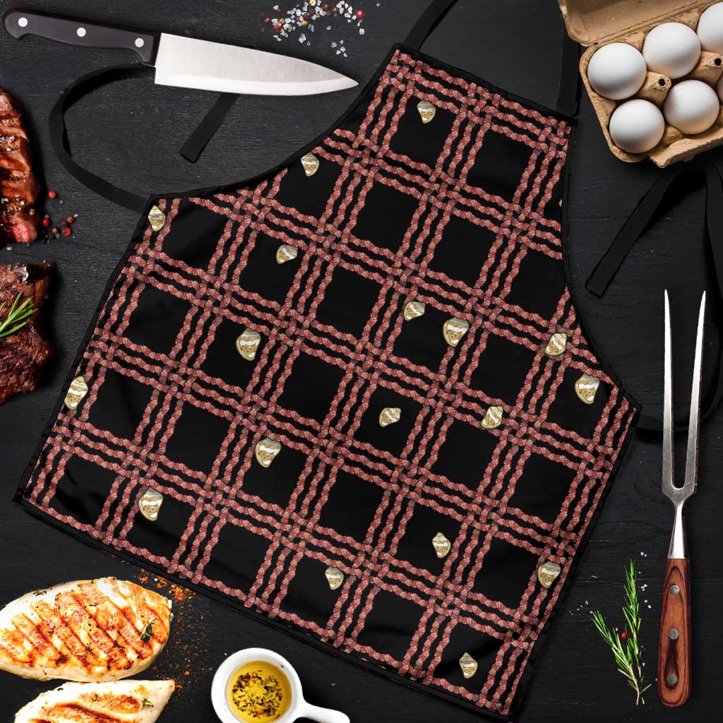 Hawaii Palaka Kahelelani Shell Lei Costume Apron Plaid Patterns