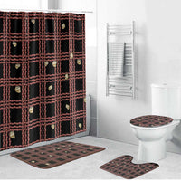 Hawaii Palaka Kahelelani Shell Lei Costume Bathroom Set Plaid Patterns