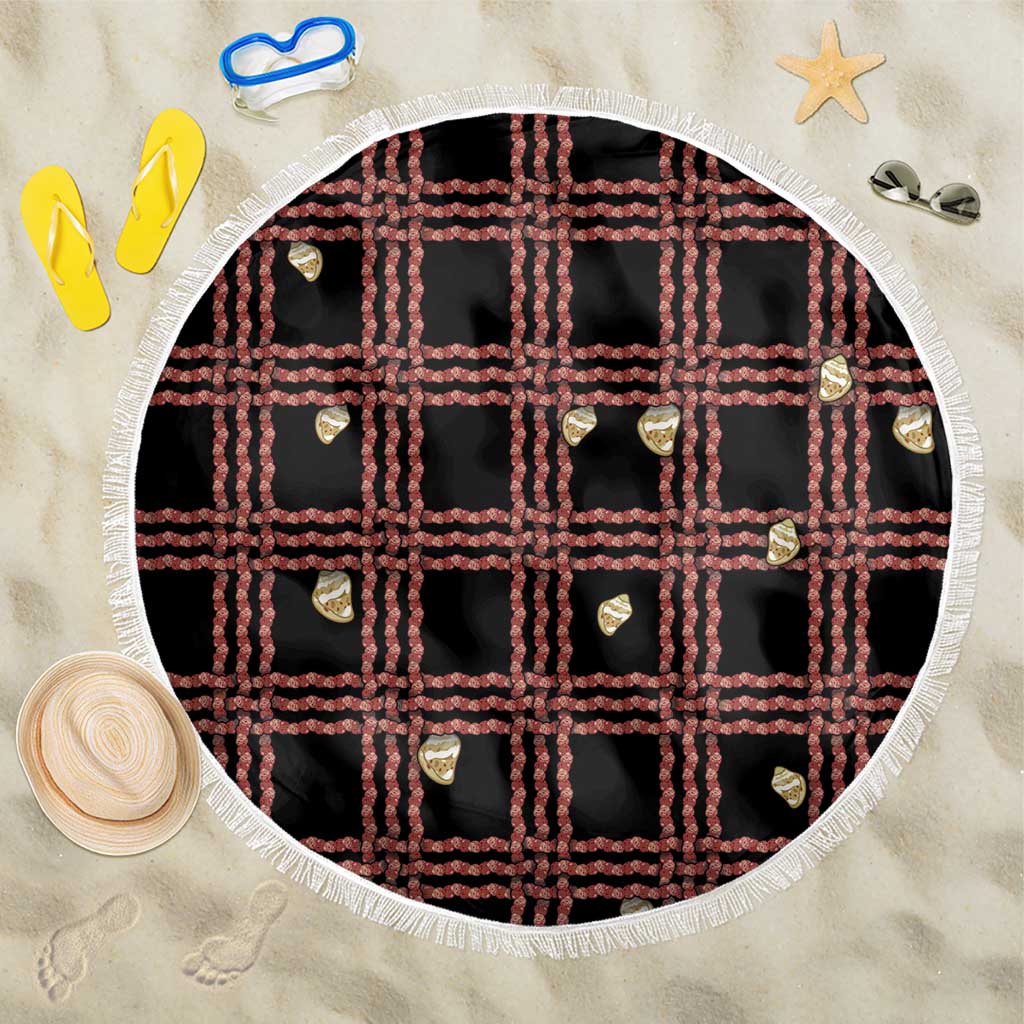 Hawaii Palaka Kahelelani Shell Lei Costume Beach Blanket Plaid Patterns