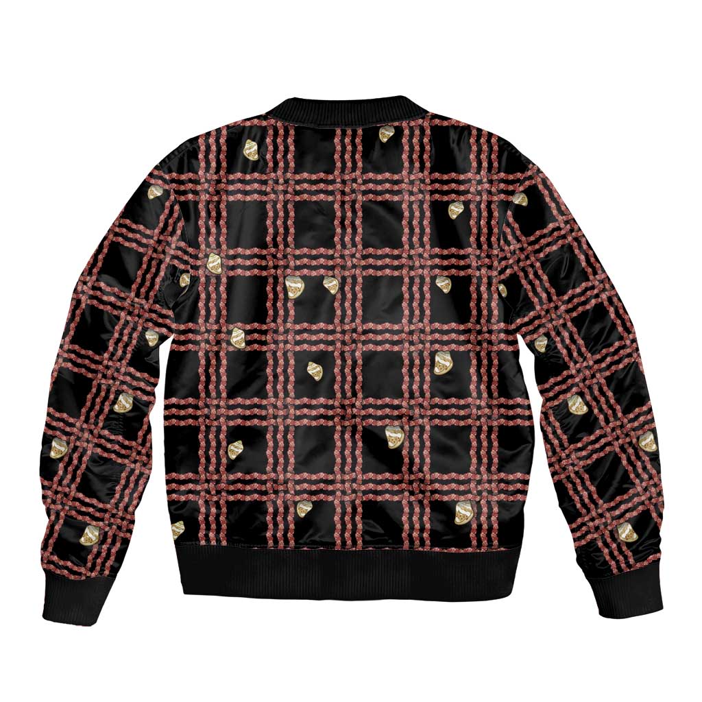 Hawaii Palaka Kahelelani Shell Lei Costume Bomber Jacket Plaid Patterns DT05 - Polynesian Pride