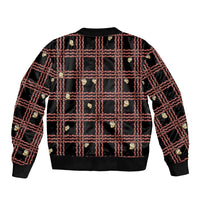 Hawaii Palaka Kahelelani Shell Lei Costume Bomber Jacket Plaid Patterns DT05 - Polynesian Pride
