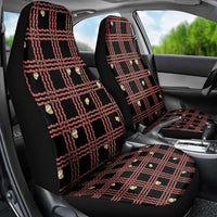 Hawaii Palaka Kahelelani Shell Lei Costume Car Seat Cover Plaid Patterns DT05 - Polynesian Pride