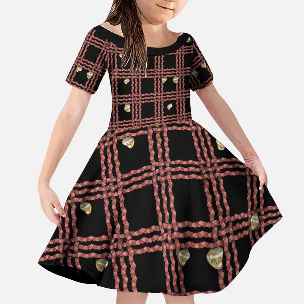 Hawaii Palaka Kahelelani Shell Lei Costume Family Matching Tank Maxi Dress and Hawaiian Shirt Plaid Patterns
