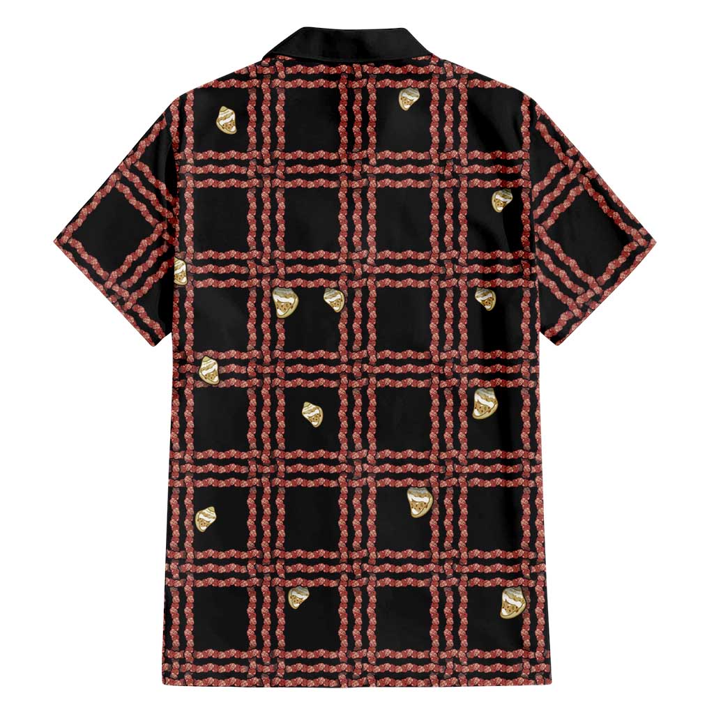 Hawaii Palaka Kahelelani Shell Lei Costume Family Matching Tank Maxi Dress and Hawaiian Shirt Plaid Patterns