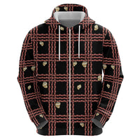 Hawaii Palaka Kahelelani Shell Lei Costume Hoodie Plaid Patterns
