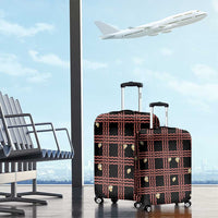 Hawaii Palaka Kahelelani Shell Lei Costume Luggage Cover Plaid Patterns
