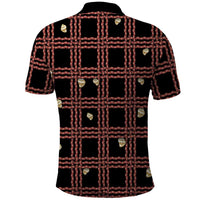 Hawaii Palaka Kahelelani Shell Lei Costume Polo Shirt Plaid Patterns