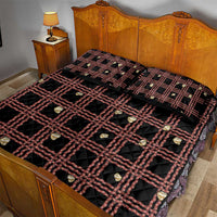 Hawaii Palaka Kahelelani Shell Lei Costume Quilt Bed Set Plaid Patterns DT05 - Polynesian Pride