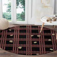 Hawaii Palaka Kahelelani Shell Lei Costume Round Carpet Plaid Patterns