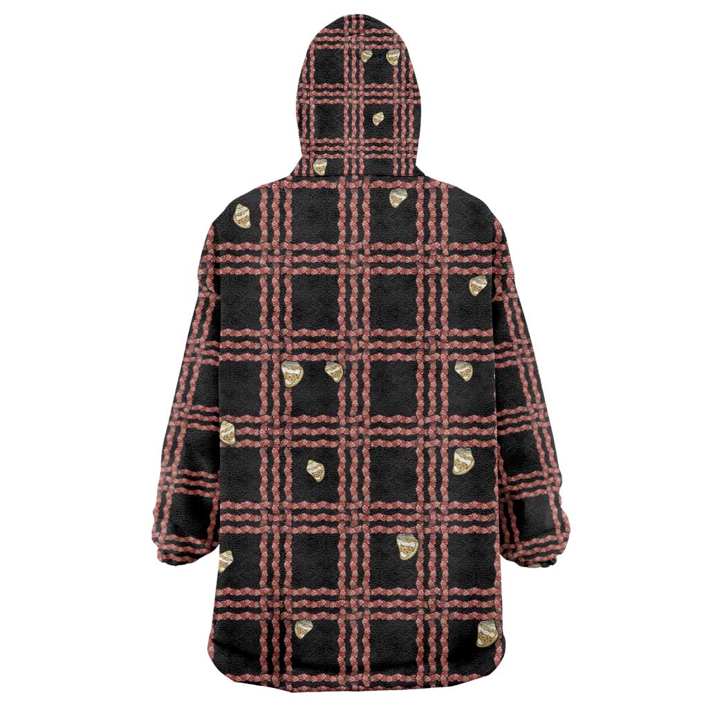 Hawaii Palaka Kahelelani Shell Lei Costume Wearable Blanket Hoodie Plaid Patterns DT05 - Polynesian Pride
