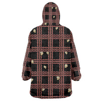 Hawaii Palaka Kahelelani Shell Lei Costume Wearable Blanket Hoodie Plaid Patterns DT05 - Polynesian Pride