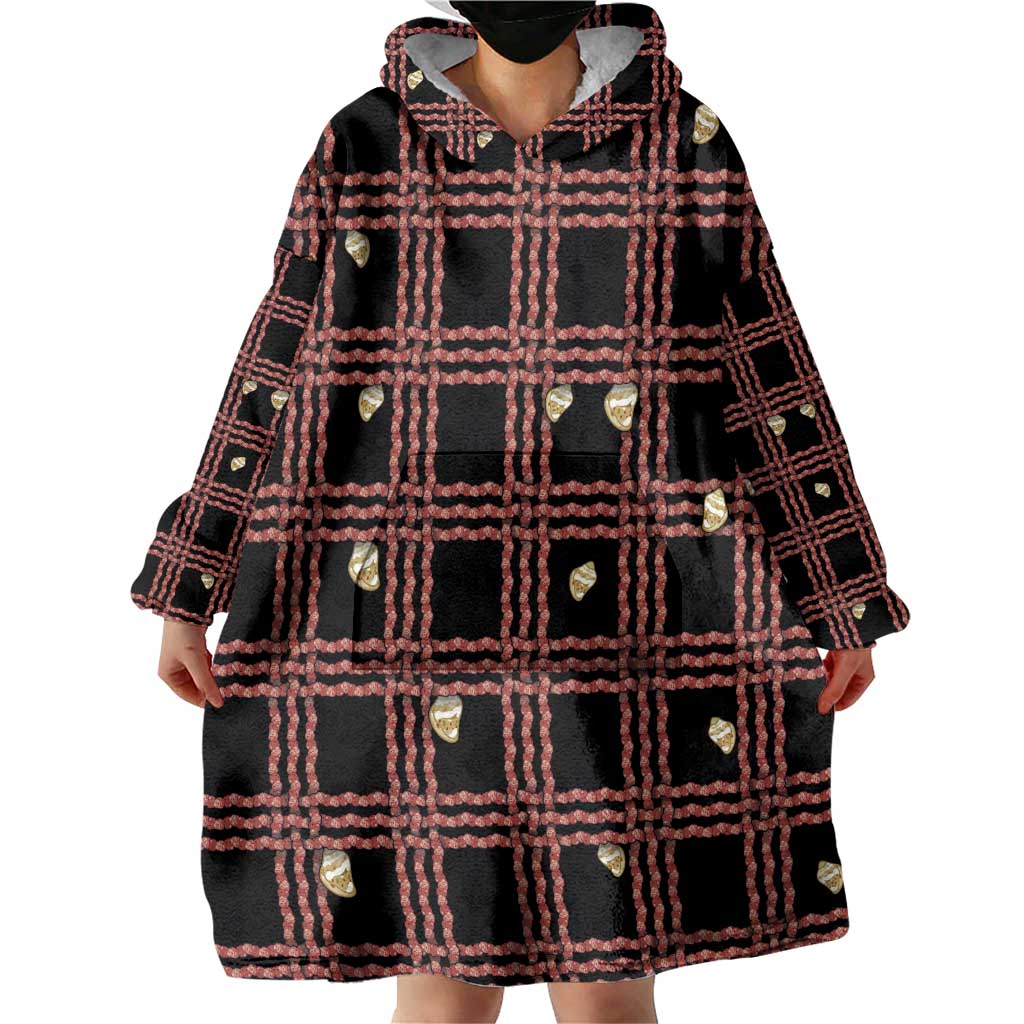 Hawaii Palaka Kahelelani Shell Lei Costume Wearable Blanket Hoodie Plaid Patterns DT05 - Polynesian Pride