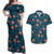 Hawaii Monstera Couples Matching Off Shoulder Maxi Dress and Hawaiian Shirt Hibiscus Flowers Simple Style - Polynesian Pride