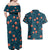 Hawaii Monstera Couples Matching Off Shoulder Maxi Dress and Hawaiian Shirt Hibiscus Flowers Simple Style - Polynesian Pride