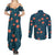 Hawaii Monstera Couples Matching Summer Maxi Dress and Long Sleeve Button Shirt Hibiscus Flowers Simple Style - Polynesian Pride