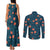 Hawaii Monstera Couples Matching Tank Maxi Dress and Long Sleeve Button Shirt Hibiscus Flowers Simple Style - Polynesian Pride