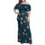 Hawaii Monstera Family Matching Off Shoulder Maxi Dress and Hawaiian Shirt Hibiscus Flowers Simple Style - Polynesian Pride