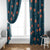 Hawaii Monstera Window Curtain Hibiscus Flowers Simple Style - Polynesian Pride