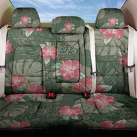 Hawaii Back Car Seat Cover Green Polynesian Monstera Patterns DT05 One Size Green - Polynesian Pride