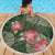 Hawaii Beach Blanket Green Polynesian Monstera Patterns - Polynesian Pride