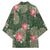 Hawaii Kimono Green Polynesian Monstera Patterns - Polynesian Pride