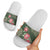 Hawaii Slide Sandals Green Polynesian Monstera Patterns - Polynesian Pride