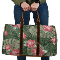 Hawaii Travel Bag Green Polynesian Monstera Patterns - Polynesian Pride