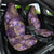 Hawaii Car Seat Cover Purple Polynesian Monstera Patterns - Polynesian Pride
