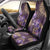 Hawaii Car Seat Cover Purple Polynesian Monstera Patterns - Polynesian Pride