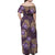 Hawaii Family Matching Off Shoulder Maxi Dress and Hawaiian Shirt Purple Polynesian Monstera Patterns - Polynesian Pride