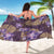 Hawaii Sarong Purple Polynesian Monstera Patterns - Polynesian Pride