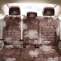 Hawaii Back Car Seat Cover Brown Polynesian Monstera Patterns DT05 - Polynesian Pride