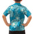 Hawaii Hawaiian Shirt Teal Polynesian Monstera Patterns - Polynesian Pride