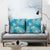 Hawaii Pillow Cover Teal Polynesian Monstera Patterns - Polynesian Pride