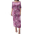 Hawaii Family Matching Puletasi and Hawaiian Shirt Magenta Polynesian Monstera Patterns - Polynesian Pride