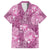 Hawaii Hawaiian Shirt Magenta Polynesian Monstera Patterns - Polynesian Pride